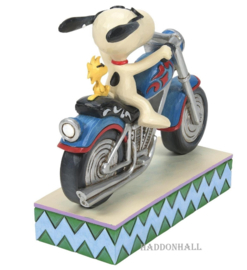 Snoopy & Woodstock  Cool Riders ,  H 15 cm Jim Shore 6014347 , retired