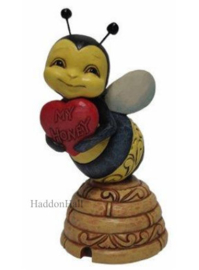 Honey Bee with Heart H8cm Jim Shore 6010271 retired * uit 2021