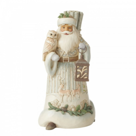 Seek Wonder Within The Winter H25,5cm Santa with Owl and Lantern 6006578 retired *