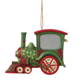 Santa Train Engine Ornament H9cm Jim Shore 6015540 , superaanbieding