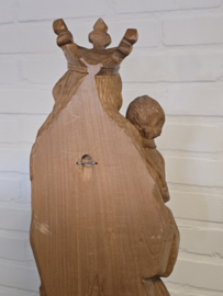 Madonna met Kind H80cm Hout