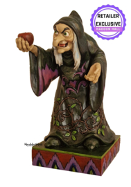 OLD HAG  Take a Bite  H 17cm Jim Shore Heks  Sneeuwwitje  retailer exclusive for Europe 4037508 * retired