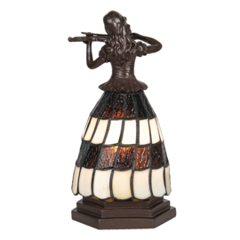 6047 * Tiffany lamp H26cm "Lady Playing Violin"