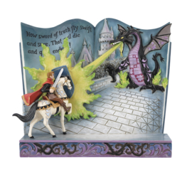 Aurora - Maleficent Storybook "Loves Conquers All" H18cm Jim Shore 6013068 .