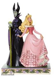 Aurora & Maleficent Sorcery and Serenity H23cm Jim Shore 6008068 retired *  superaanbieding