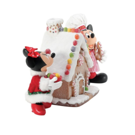 Mickey and Minnie's Gingerbread House H13cm Disney by D56 6016447