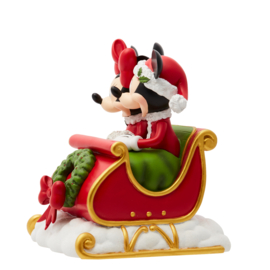 Mickey & Minnie Sleigh Ride H16cm Disney Showcase 6015327 *