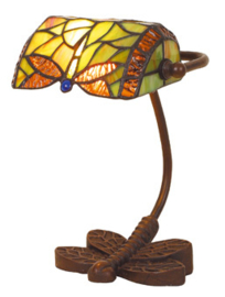 LPT4 * Bureaulamp Tiffany H25cm B19cm Dragonfly