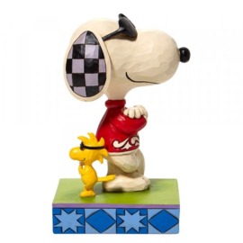 Joe Cool Snoopy & Woodstock * H8cm Jim Shore 6010115 Peanuts 