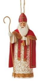 Santa Belgian Ornament * H10cm Jim Shore 6006674 retired