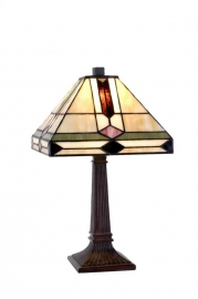 8830 * Tafellamp Tiffany H37cm 22x22cm Kavanagh