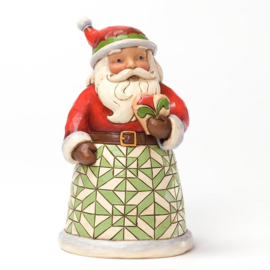 Pint Size Santa with Heart H13cm Jim Shore 4027706 made in 2012 , retired