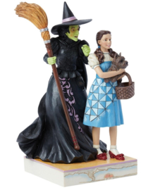 Wizard of Oz - Dorothy & The Wicked Witch H22cm Jim Shore 6015042 , retired en beperkte voorraad.