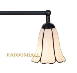 8189 Hanglamp Zwart B90cm met 2 Tiffany kappen Ø15cm Liseron Akkerwinde
