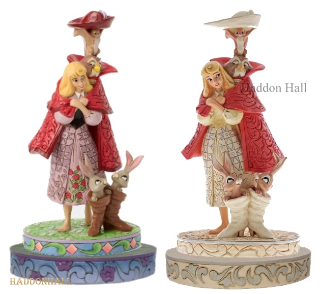 Aurora SET + BASES 16Øcm SET "Princess of the Woods" & "Playful Pantomime" Jim Shore 6017857
