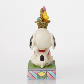 "Eggcellent Tower" Snoopy Stacked Easter Egg H15cm Jim Shore 6016262