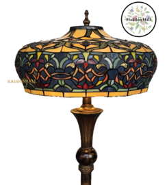 5290 Vloerlamp Staandelamp H164cm met Tiffany kap Ø47cm Arlington '