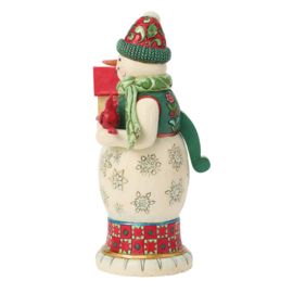 Traditional Snowman Nutcracker H17cm Jim Shore 60189065 PREORDER