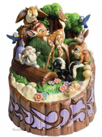 Bambi & Friends Carved by Heart H 21cm Jim Shore 6010086  * superaanbieding