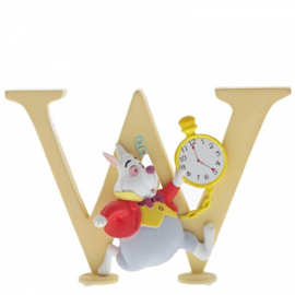 W White Rabbit Disney Letter H7cm A29568