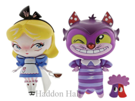 Alice & Cheshire Cat H18cm retired items by Miss Mindy