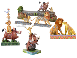 Lion King - Set van 4 Jim Shore beelden, retired