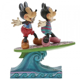 Mickey & Minnie   Surf's Up   19cm Jim Shore 6001275 retired * aanbieding