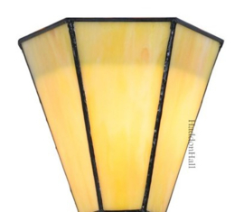 8199 * Hanglamp Ø80cm Lovely met 3 Tiffany kappen Ø15cm Narcissus