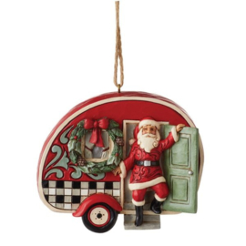 Highland Glen Santa in Camper Ornament * H10cm Jim Shore 6012873