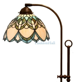 6334 Vloerlamp Half Rond met Tiffany kap Ø25cm Alphonse