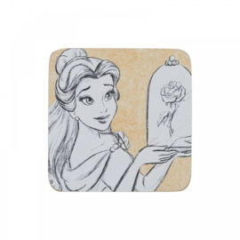 Belle - Set van 4 Placemats 21,5x29cm en 4 onderzetters - Enchanting Disney aanbieding