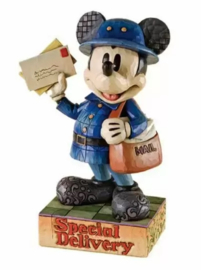 Mickey Mouse "Special Delivery"  H 21 cm Jim Shore 4009263 retired  made in 2009