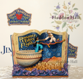 Aladdin Storybook  Romance Takes Flight H16cm Jim Shore 6001270 retired *