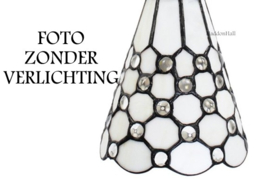 6198 * Hanglamp Tiffany Ø15cm Pearl Creme