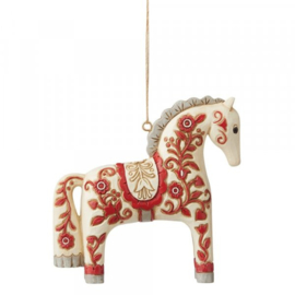 Nordic Noël  Dala Horse Ornament H9cm Jim Shore 6009503 * Retired