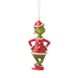 Grinch Hands on Hips Ornament H13,5cm Jim Shore 6017076
