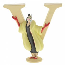 V Cruella Devil Disney Letter H7cm A29567