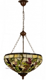 5340 8842 * Hanglamp Tiffany Ø51cm "Druif" motief