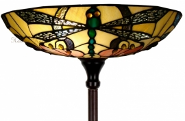 T022FL-V5495 * Vloerlamp Tiffany H184cm Ø45cm "Ashton"