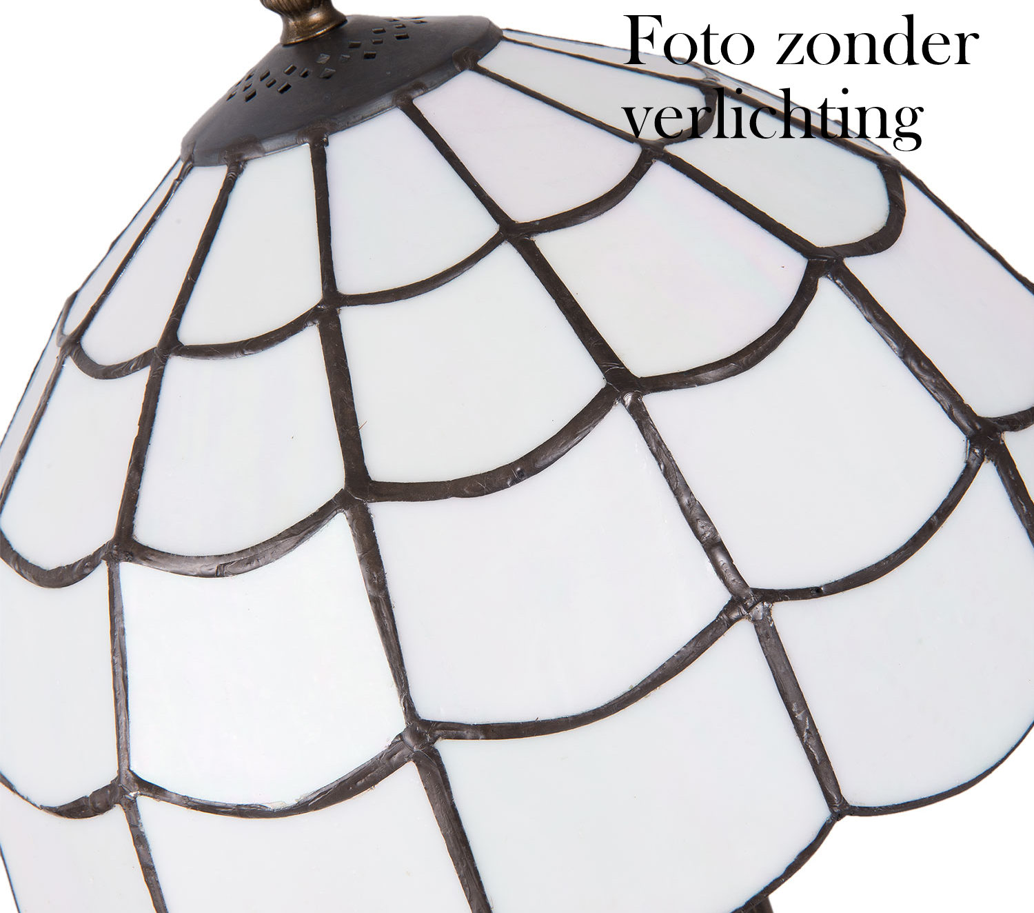 5936  Tafellamp H40cm met Tiffany kap Ø25cm Art Deco Paris
