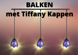 Balken met Tiffany kappen