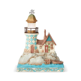 Coastal Lighted Lighthouse H18,5cm Jim Shore 6004029 retired laatste exemplaren