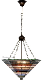 8127 * Hanglamp Tiffany 56x43cm Industrial