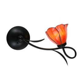 8200 Wandlamp Lovely met Tiffany kap Ø17cm Poppy