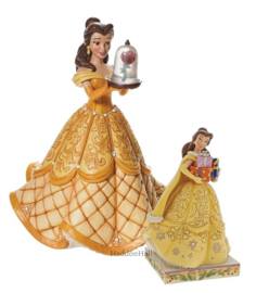 Belle Deluxe H38cm! & Belle Christmas - Set van 2 Jim Shore beelden