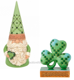 Irish Gnome Hilding Shemrock & Shemrock figurine - Set van 2 - H16cm Jim Shore *