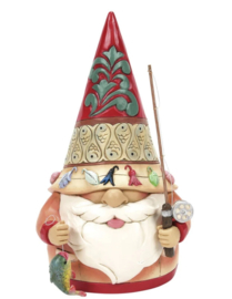 Gnome Fishing H16cm Jim Shore 6014402 , retired, beperkte voorraad.