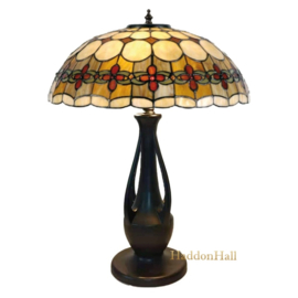 5416 Tafellamp H60cm met Tiffany kap Ø40cm Victoria