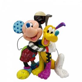 Mickey & Pluto Figurine H21cm Disnney by Britto 6007094  retired * uitverkocht