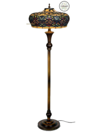 5290 Vloerlamp Staandelamp H164cm met Tiffany kap Ø47cm Arlington '